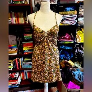 Cute Floral Mini Dress